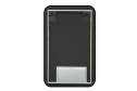 Зеркало с подсветкой Black View RF4003BV 60х100 см