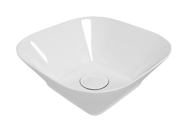 Изображение товара Накладная раковина TEYMI Solli Artceramic белая 30,5х10,5х30,5 см для ванной комнаты