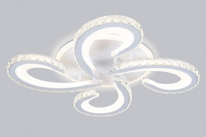 Светильник потолочный AMBRELLA LIGHT Acrylica 26 кв.м., 56x9x56 см, LED