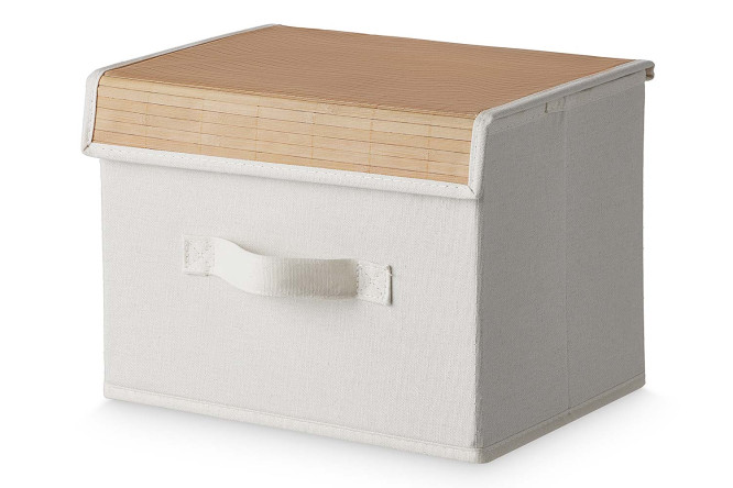 Изображение товара Кофр HOFF Bamboo с крышкой и ручкой 28x20x20 см