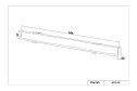 Светильник потолочный LED Aplot 54.4x5.6x5.7 см, LED