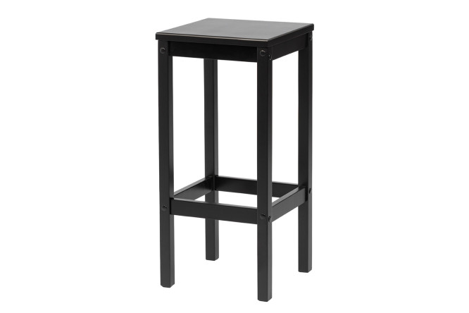 Изображение товара Барный табурет Hugo New 30x65x30 см черный из массива бука
