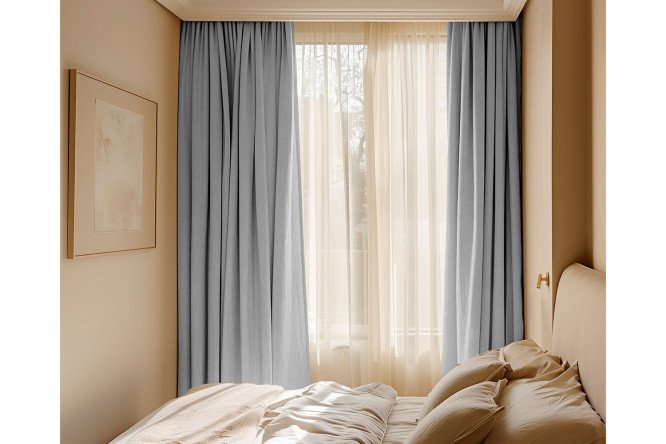 Изображение товара Комплект штор Канвас 200х270 см, 2 шт., цвет муссон