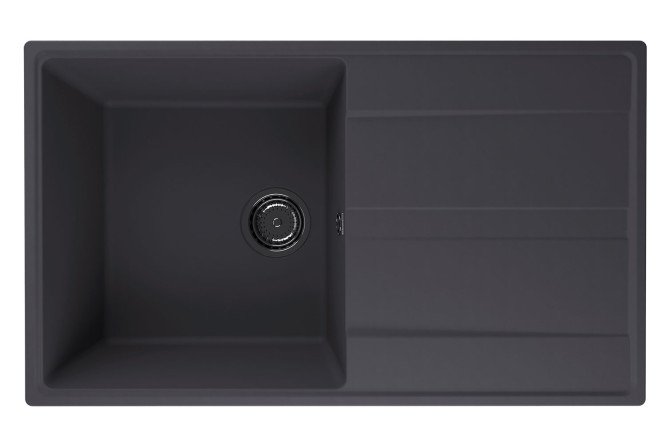 Изображение товара Мойка врезная Prima с крылом 85х50 см кварцевый композит