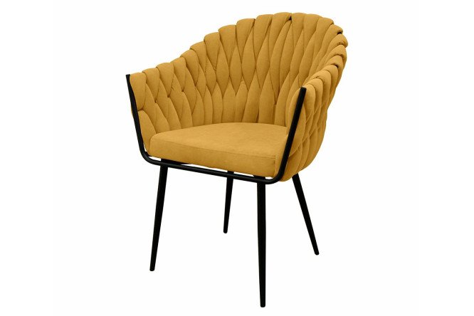 Изображение товара Стул Dublin с подлокотниками 64х86х57 см велюр металлокаркас