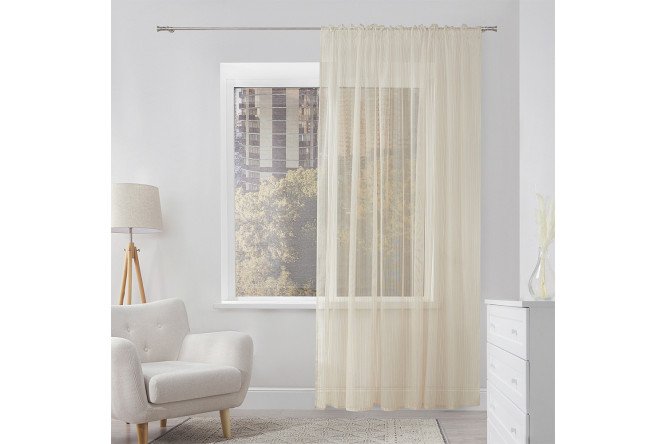 Изображение товара Тюль MICASA Gera 300х280 см, 1 шт., цвет золотой