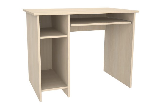 Изображение товара Компьютерный стол СТК1ДМР 100х76х60 см дуб млечный современный дизайн