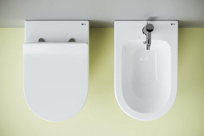 Биде напольное CERAMICANOVA Metropol Rimless 36х41х25.2 см