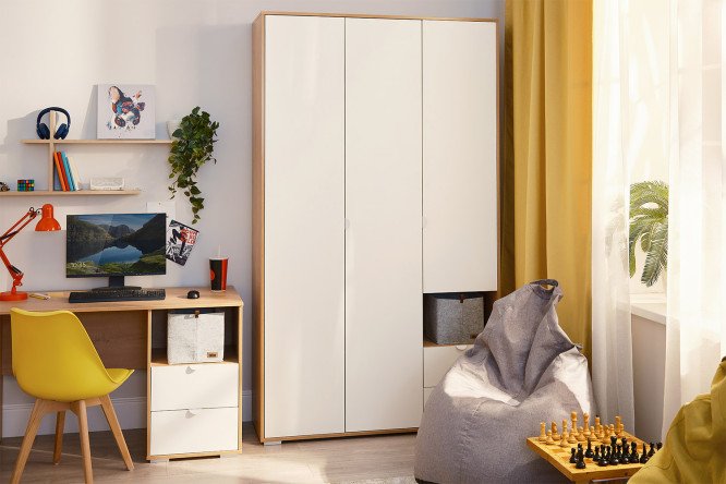 Шкаф комбинированный Олли 128.8х220х44.8 см