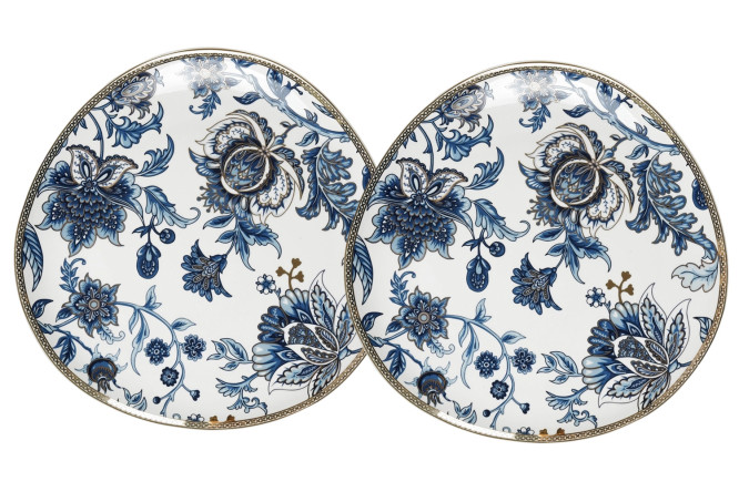 Набор тарелок Mandarin decor Antique Flora 2 шт., Фарфор