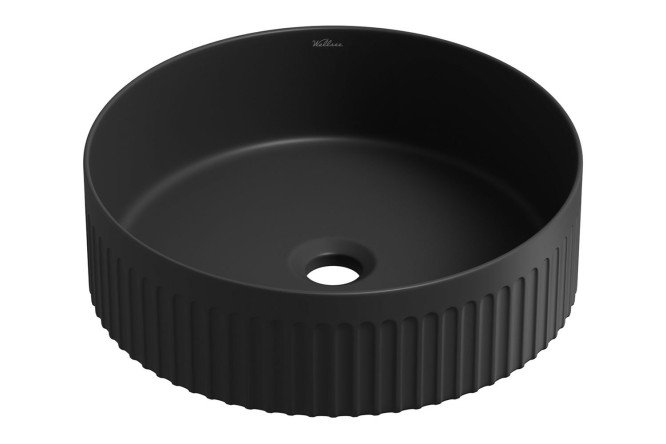 Изображение товара Накладная раковина Festive fox 2.0 40х12х40 см черный матовый фарфор