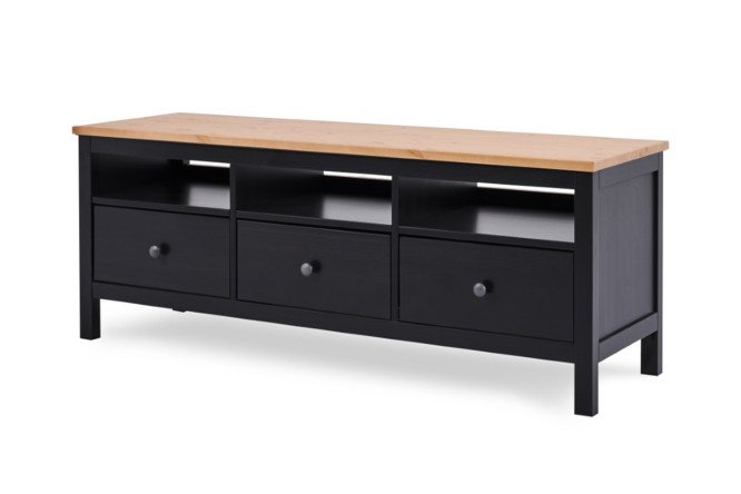 Изображение товара Тумба под ТВ Кымор из массива сосны размер 147,7х56,7х45,6 см