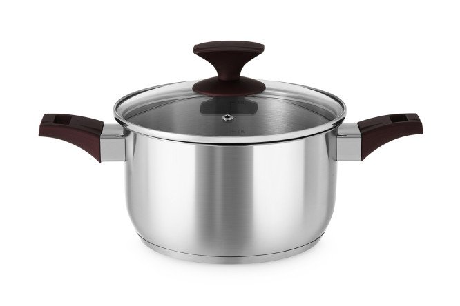 Изображение товара Кастрюля с крышкой BERKRAFT Regina 3.2 л универсальная для любой плиты