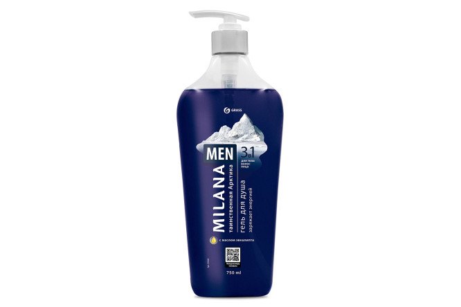 Изображение товара Гель для душа GRASS Milana Men, Таинственная Арктика 750 мл