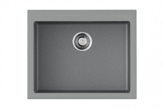 Изображение товара Врезная мойка OMOIKIRI Bosen 61-GR из искусственного гранита 61х50х19 см серого цвета