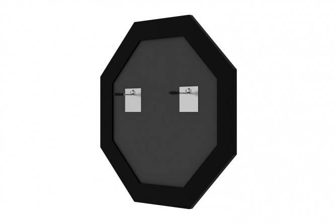 Зеркало настенное в багетной раме EVOFORM Octagon BY 3956, чеканка белая 63х63 см