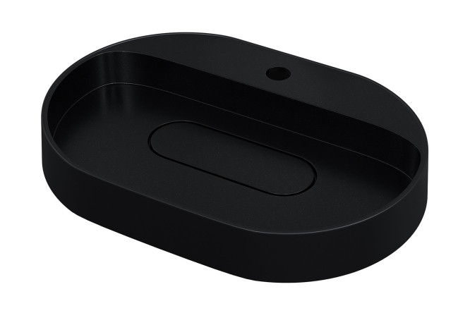 Изображение товара Раковина Tanos Quartz 291030523 накладная 55x10x40 см из кварца цвет космос