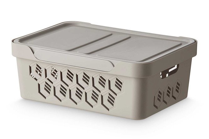 Изображение товара Ящик универсальный с крышкой Deluxe 32057 38x14x27,6 см 12 л