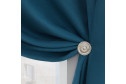 Штора ESTUDI BLANCO Carlina 180х280 см, 1 шт., цвет бирюзовый