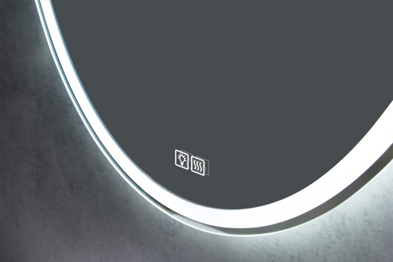 Зеркало с подсветкой BELBAGNO SPC-VST-600-800-LED-TCH-WARM с подогревом 60х80 см