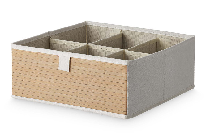 Изображение товара Кофр HOFF Bamboo для нижнего белья 28x11.6x28 см с жестким каркасом