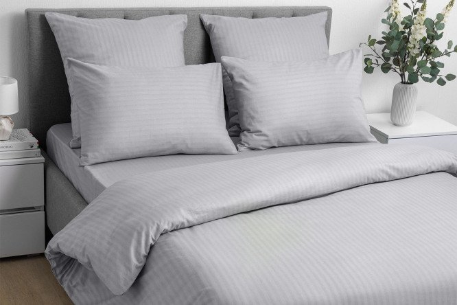 Комплект постельного белья Gray Cloud 148х215 см, 1,5 спальный