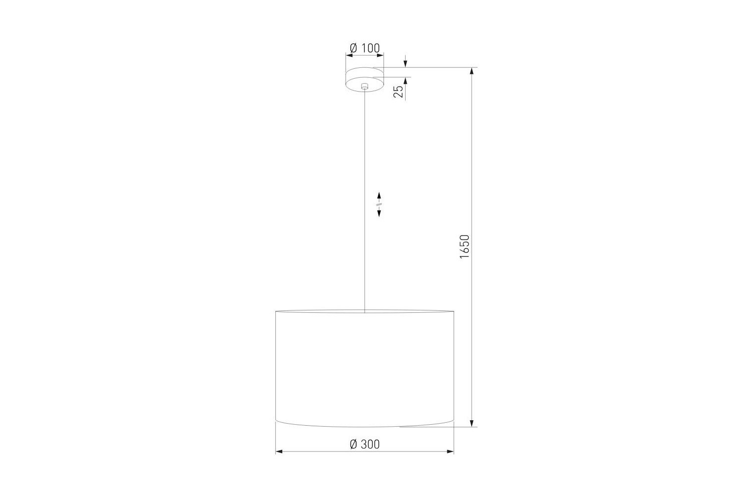 Светильник подвесной TK LIGHTING Juta 2 кв.м., 30х160х30 см, E27
