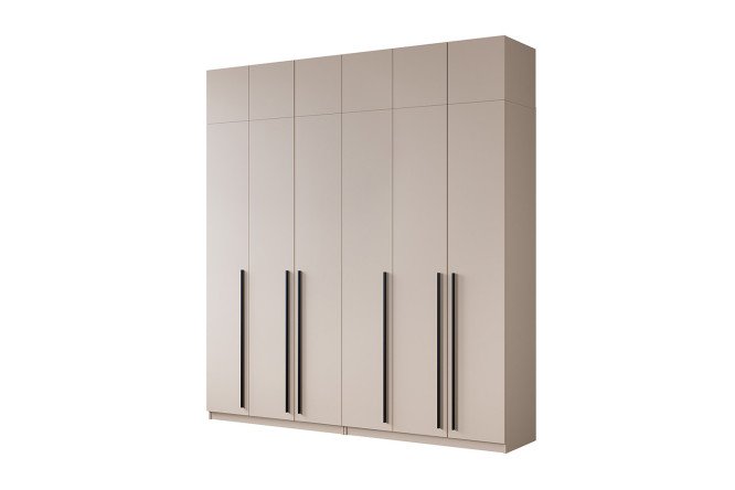 Изображение товара Шкаф София 6-дверный с антресолью кашемир - вместительный и стильный
