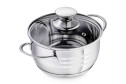 Кастрюля с крышкой REGENT Inox Bimbo Vitro 1.5 л