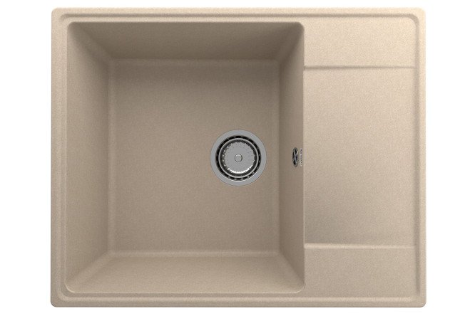 Изображение товара Мойка ULGRAN Quartz Prima 605-03 с крылом 48.5х60.5х20 см