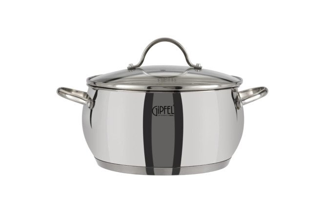 Изображение товара Кастрюля GIPFEL Terza 5.4 л из нержавеющей стали для индукционных плит