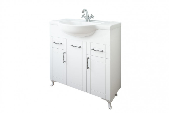 Изображение товара Тумба под раковину Sanflor Глория 82,2 см белая без раковины