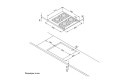Газовая панель KORTING HG 665 CTN 58 см