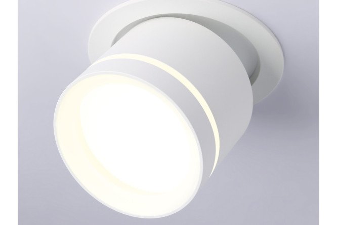 Светильник встраеваемый AMBRELLA LIGHT Techno Spot 8.5x9.5x0.5 см, GX53