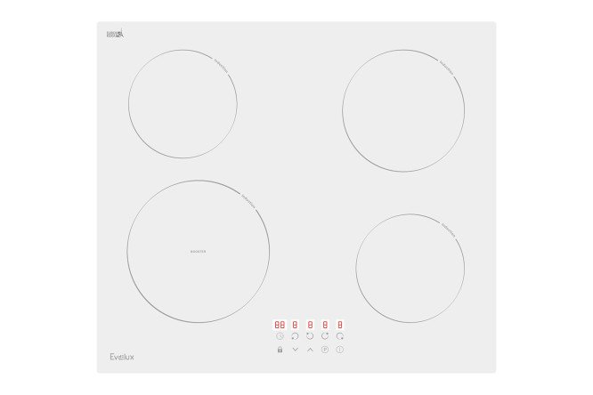 Изображение товара Индукционная варочная панель EVELUX Hei 641 W 59 см стеклокерамика 4 зоны