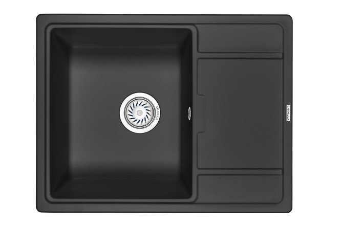Изображение товара Мойка врезная с крылом GRANULA 6503 65х50х20 см из кварца для кухни