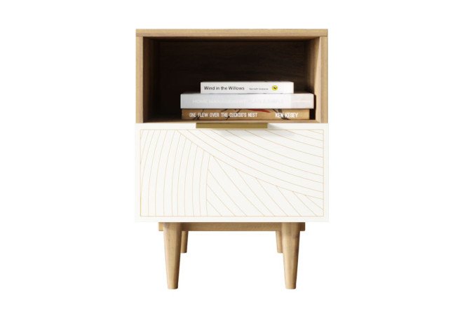 Изображение товара Тумба Line с нижним ящиком 40x55x35 см МДФ современная мебель