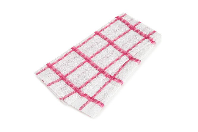 Изображение товара Кухонное полотенце 8001 40x65 см хлопок в красную клетку