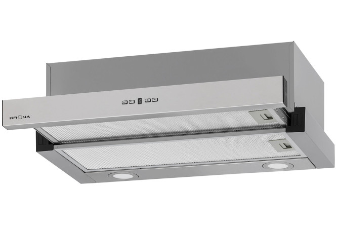Изображение товара Вытяжка KRONAsteel Kamilla TK 600 inox KRHD258  цвет нержавеющая сталь, 59.6х20х31.3 см