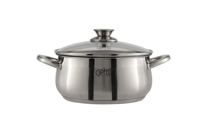 Изображение товара Кастрюля GIPFEL Serenade 3 литра из нержавеющей стали для индукционных плит