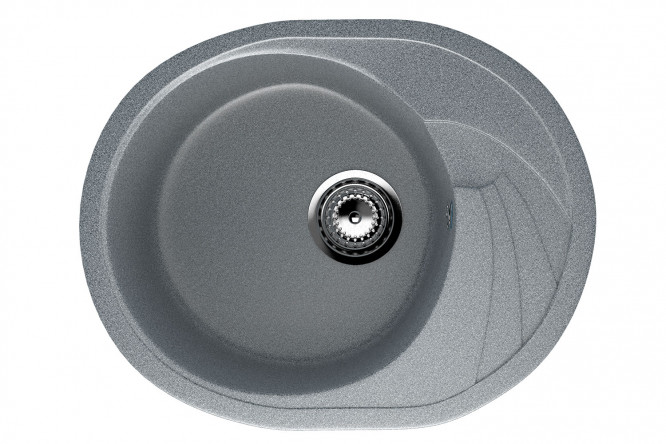 Изображение товара Мойка с крылом ULGRAN U-403 57х46.5х18 см из искусственного мрамора