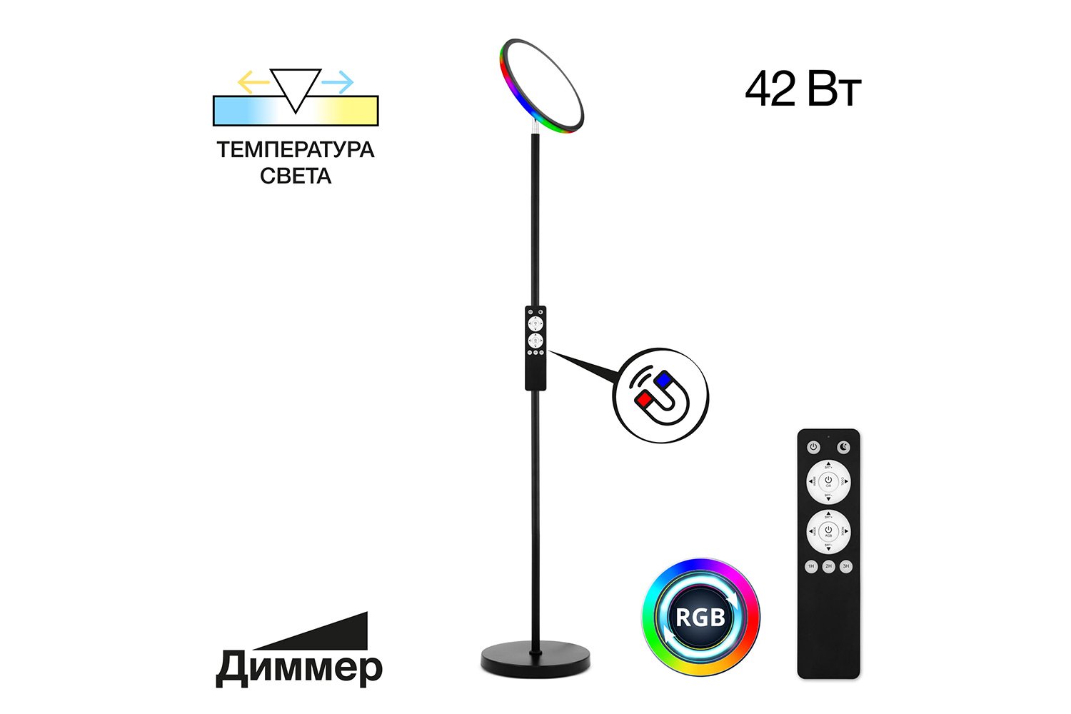 Торшер LED CITILUX Twin