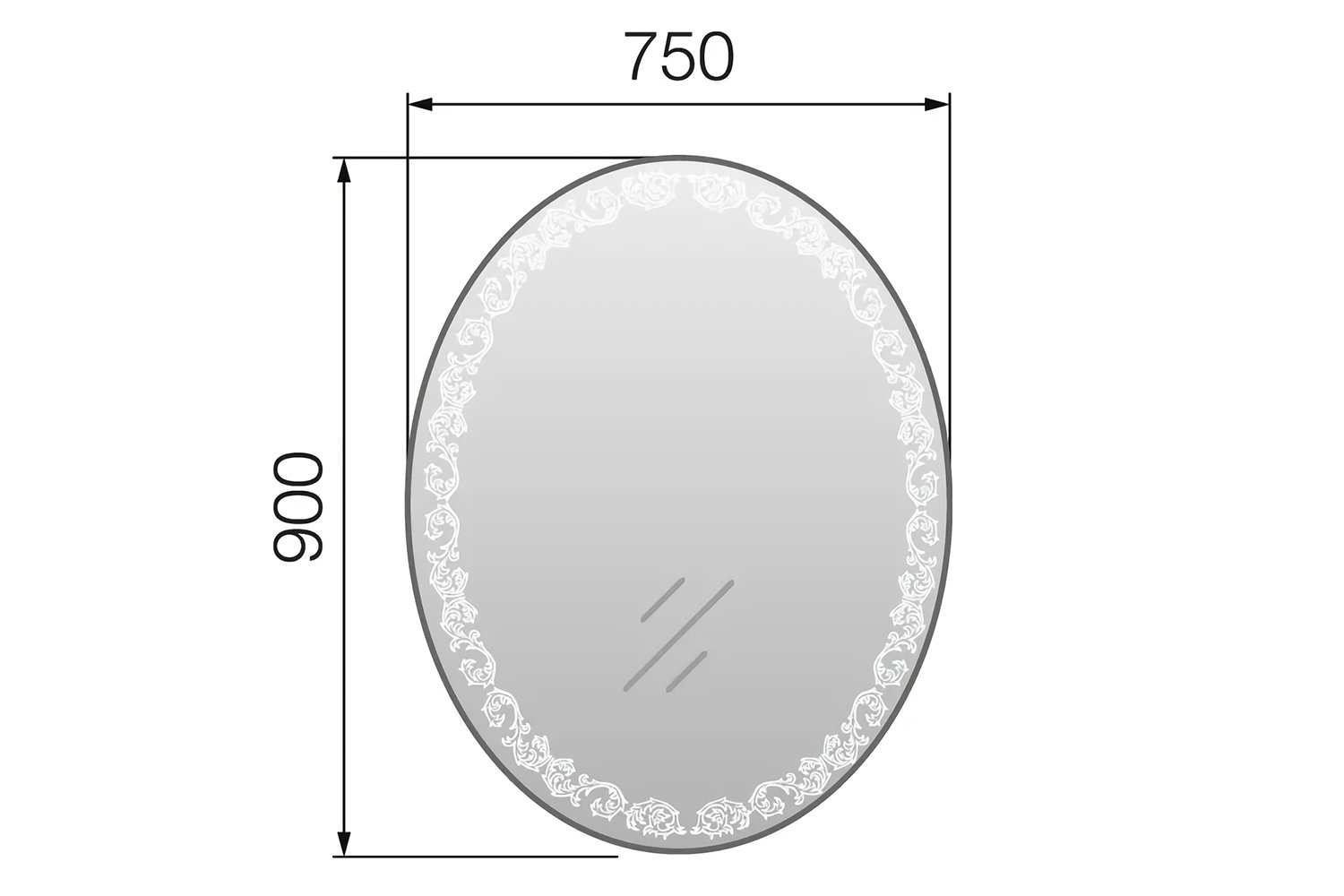 Зеркало 1marka Joli 75 Light