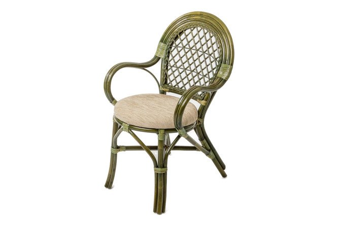 Изображение товара Стул Бали цвет каркаса олива, мягких элементов бежевый
