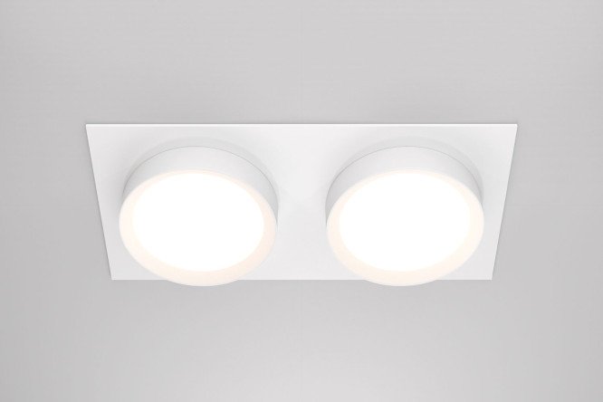 Светильник встраиваемый MAYTONI Downlight Hoop 22x4.5x11 см, GX53