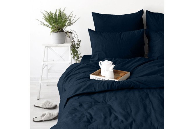 Комплект постельного белья Sateen Twilight blue 148х215 см, 1,5 спальный