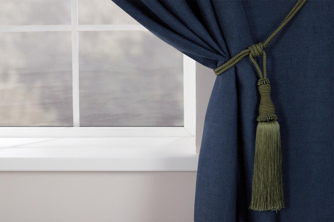 Изображение товара Подхват-кисть MICASA Ulric зелёный для штор