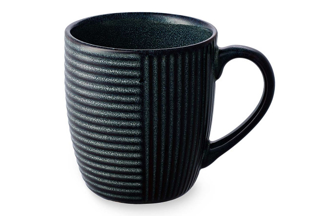 Изображение товара Керамическая кружка Stripe 400 мл для горячих напитков, микроволновка и посудомойка