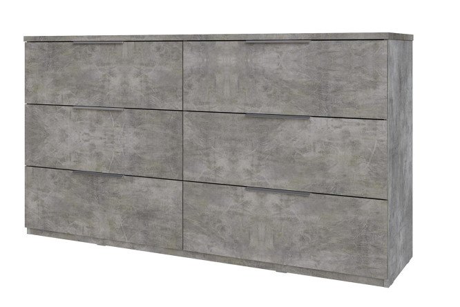 Изображение товара Комод Тайлер с шестью ящиками - ЛДСП, 156, 6x86, 4x44 см