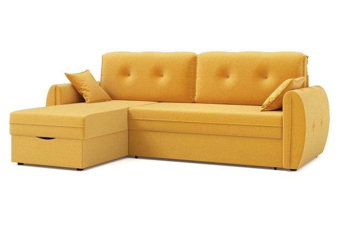 Изображение товара Угловой диван-кровать Рокки с механизмом Дельфин, размеры 233х90х156 см